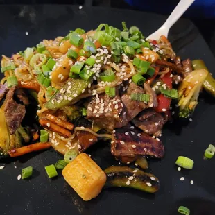 Beef yakisoba