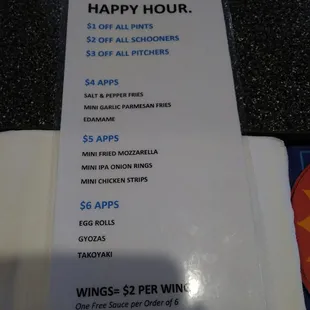 Happy hour is back Mon-Fri 4p-7p. Don't miss out!