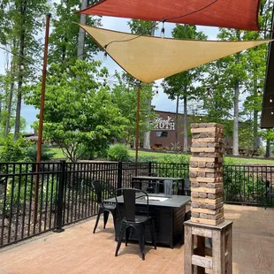 Tasting center patio