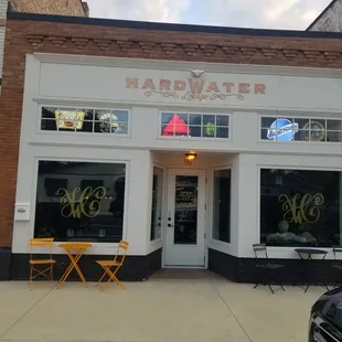 the front of hard water lounge