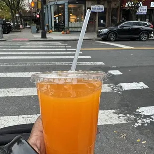 Now serving Passion Fruit Drink