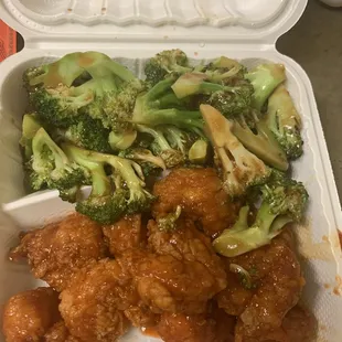 14. Buffalo Fried Jumbo Shrimp (10) I opted out of getting rice.