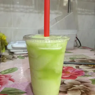 Honey dew smoothie. Summer only $4