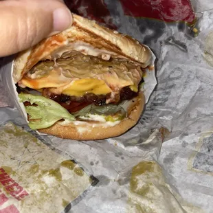 Inside the superstar with cheese