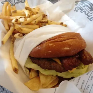 All American burger