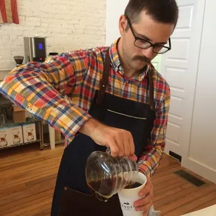 "Pepper" master barista!