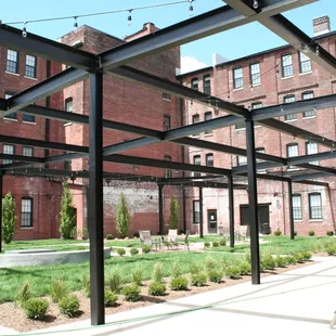 Interior large courtyard