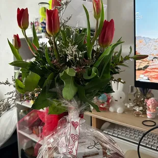 Tulips my girlfriend received on morning of 02/14