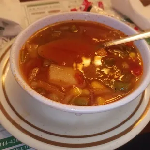a bowl of soup