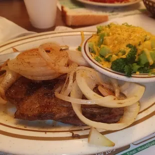 a plate of food