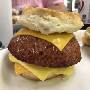 Bologna, Egg &amp; Cheese Biscuit
