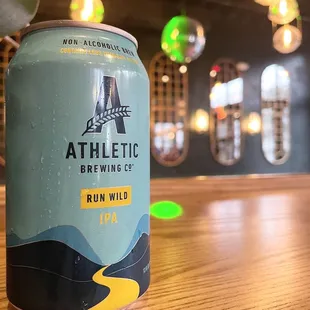 a can of athletic brewing's run wild