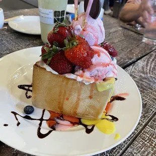 strawberry toast