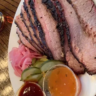 Sliced Beef Brisket Plate