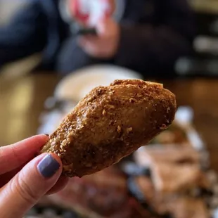 Dry Fried Wings w/ s&amp;p, toasted garlic, jalapeños (HH Wednesday Special - 6 for $6)