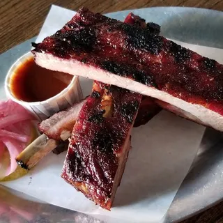 Smoked Pork Spare Ribs Plate