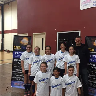 Futsal Champs...Lady Gunners!