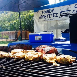 Partty Hardy...Leave the grillin' to us.