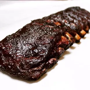 Smoked barbecue ribs