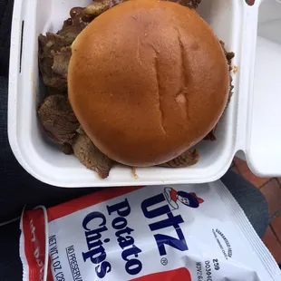 Beef Brisket Sandwich