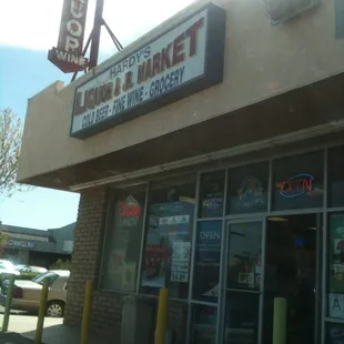 Front of the store