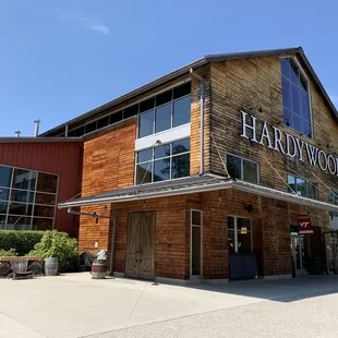 the entrance to the winery