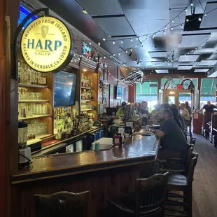 The pub bar area