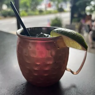 Peach Mule  15/10 - my favorite on the cocktail list!