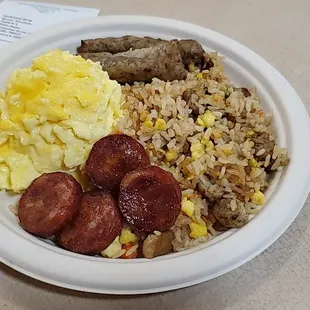 $11.50 breakfast from the hot food line.  Wouldn't order it again