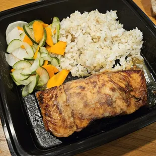 Showcase Menu, Misoyaki Salmon.