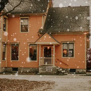 Tasting Room on a snowy day