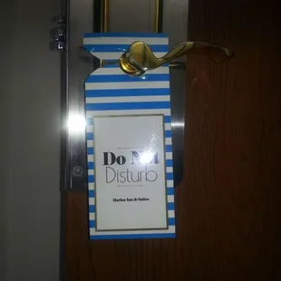 Do Not Disturb Sign