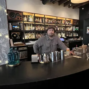 Will, legendary bartender at Harlan Records.