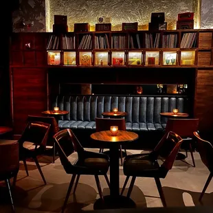 Harlan Records Lounge seating
