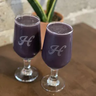 Ube smoothie sour beer