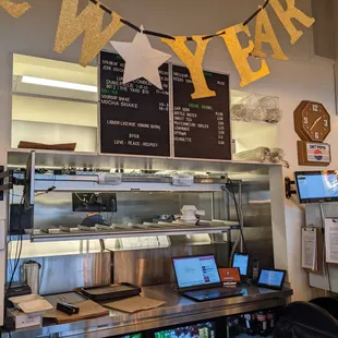 interior, sushi and sashimi