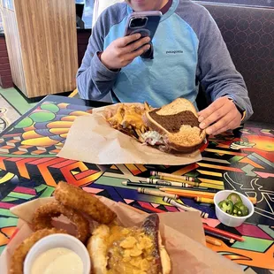 Frito Chili Pie Dog, Polish Sandwich Meal