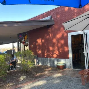 Patio!! Harley's is alway yummy!