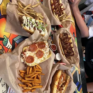 BBQ Pork Dog Eddie Spaghetti Dog Peppy Pizza Dog Meal Buff Daddy Dog