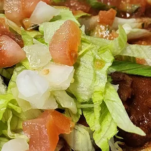 I normally don't have onions on mine. But when you are hungry and trying a new place, you roll with it.