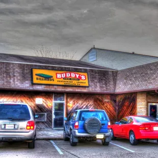 Buddy's Hideaway is a great place to enjoy your company in a comfortable setting with pool tables and great food