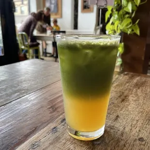 supah green lemonade!