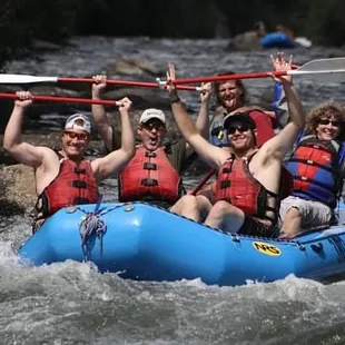 Lewis Family whitewater rafting and lovin' it!