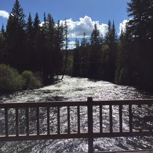 Taylor River downstream from the bridge.