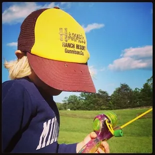 old school Harmel's trucker hat