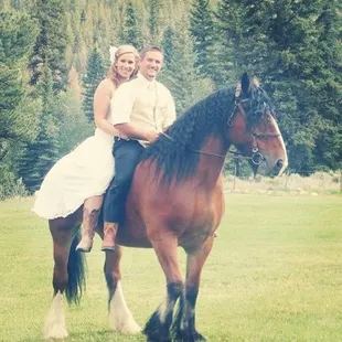 Mr. &amp; Mrs. Friedly on Jake. (Aug 17, 2013)