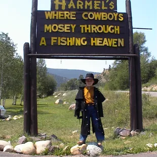 Where cowboys mosey through a fishing heaven - this says it all!