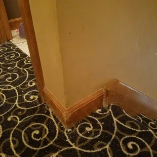 a carpeted hallway
