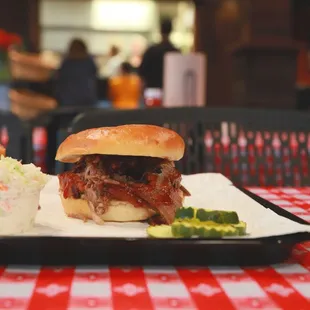 The smoked meat is fantastic, but then add their amazing barbecue ... heavenly (their own secret recipe)!