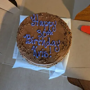 Custom birthday cake